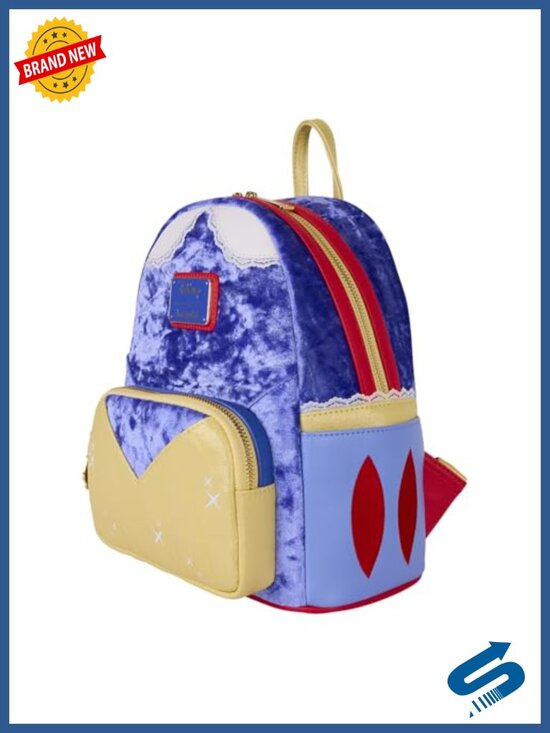 Faux Leather Velvet Mini Backpack with Adjustable Straps